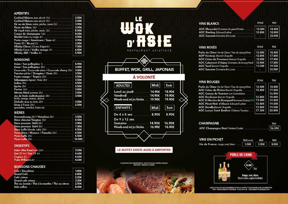 Wok D’Asie de Hazebrouck - Menu Image 1