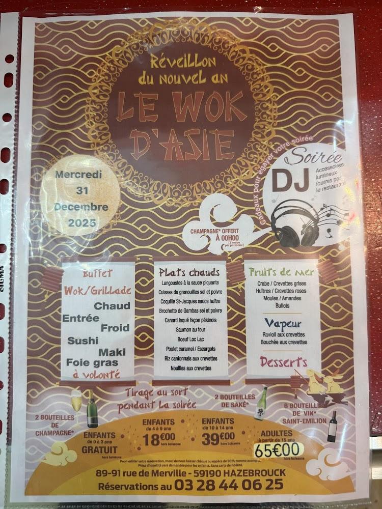 Wok D’Asie de Hazebrouck - Menu Image 2